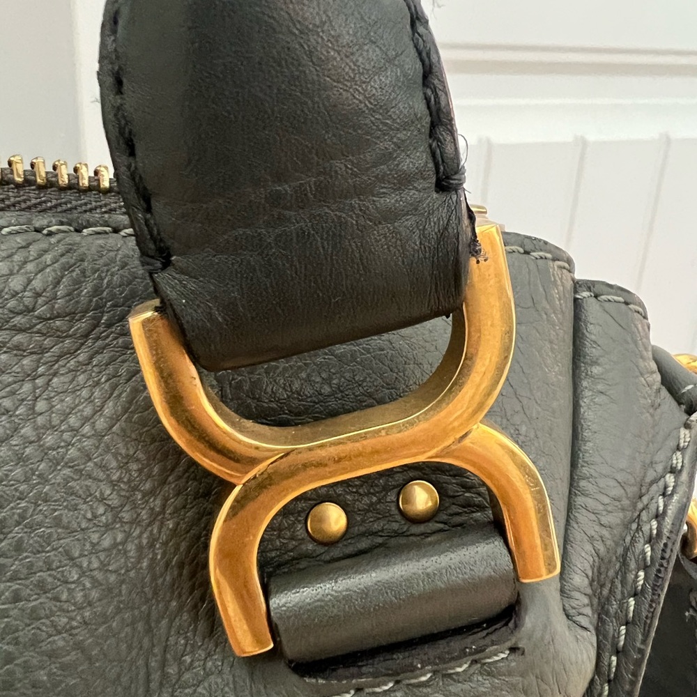 Chloe “Marcie” satchel bag in grey. Beautiful bag, excellent used condition! - Picture 3 of 15